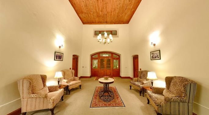 A Lounge area in the Hotel at Swat Serena Hotel