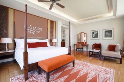 The king bed in Duchess Suite1 at Danna Langkawi Hotel