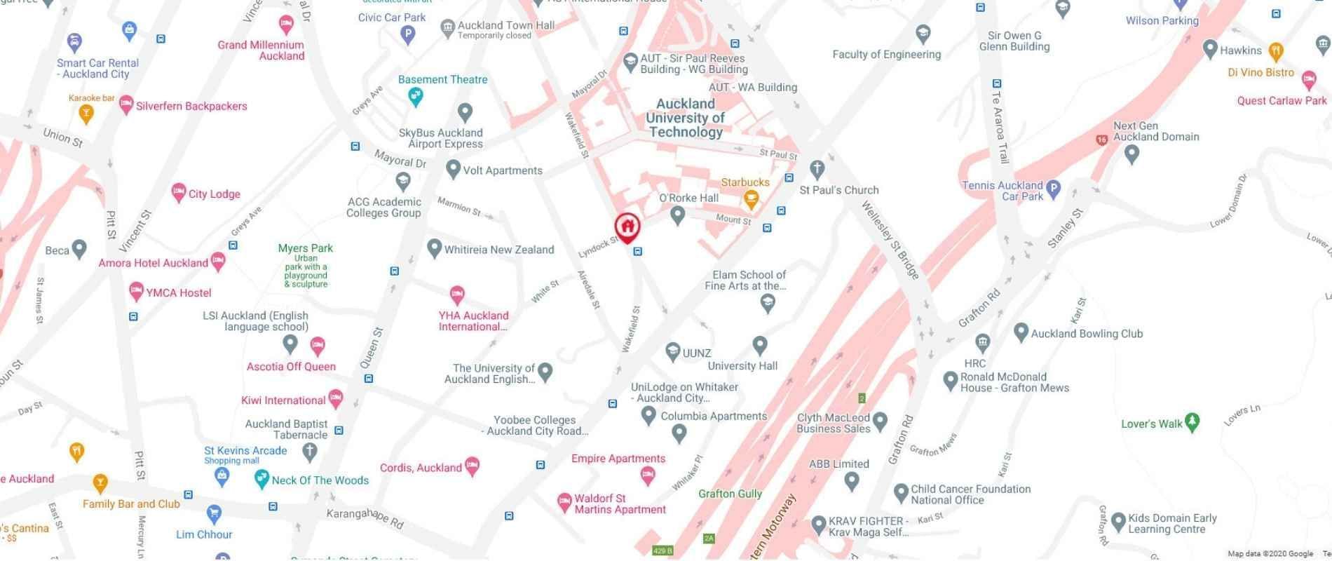 Mayoral Drive Student Accommodation Map