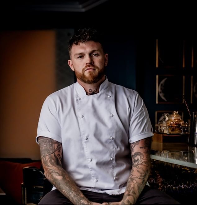 Portrait of a Chef Tom Brown used by The Restaurant at the Capital