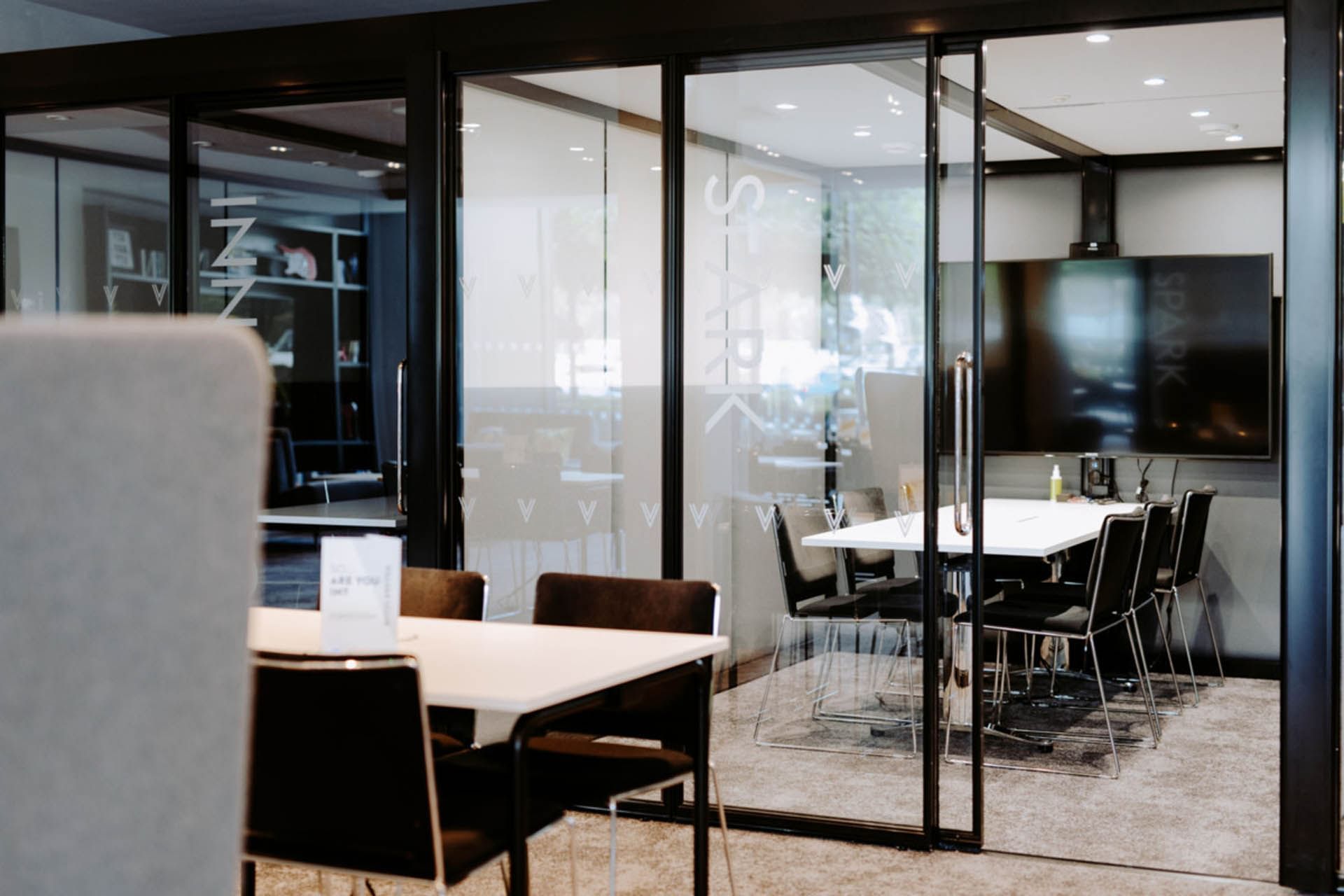 Interior of the Vworks meeting space at Village Hotels