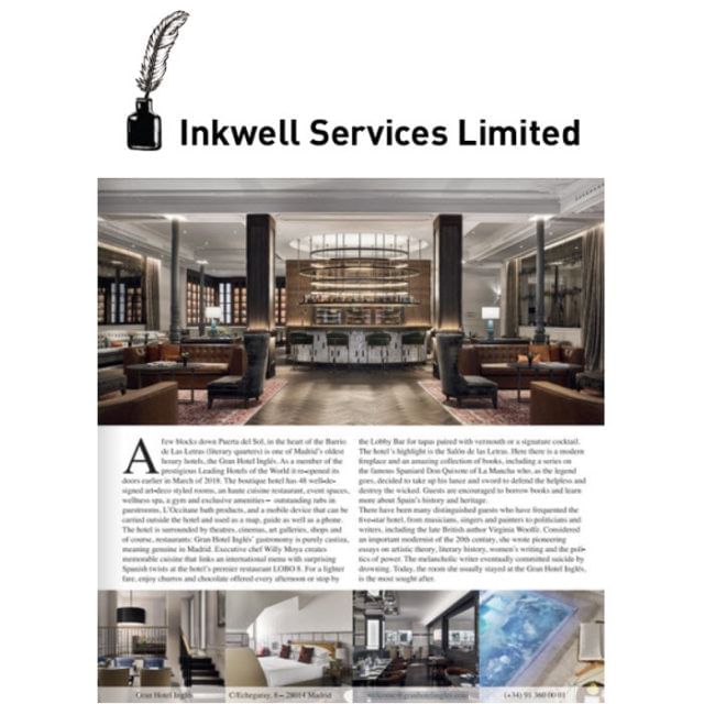 Gran Hotel Inglés en Inkwell Services