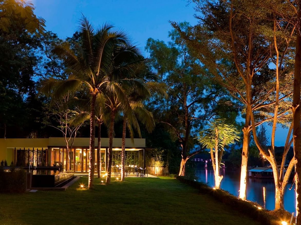 Garden area in Thai Peppers Restaurant at U Hotels