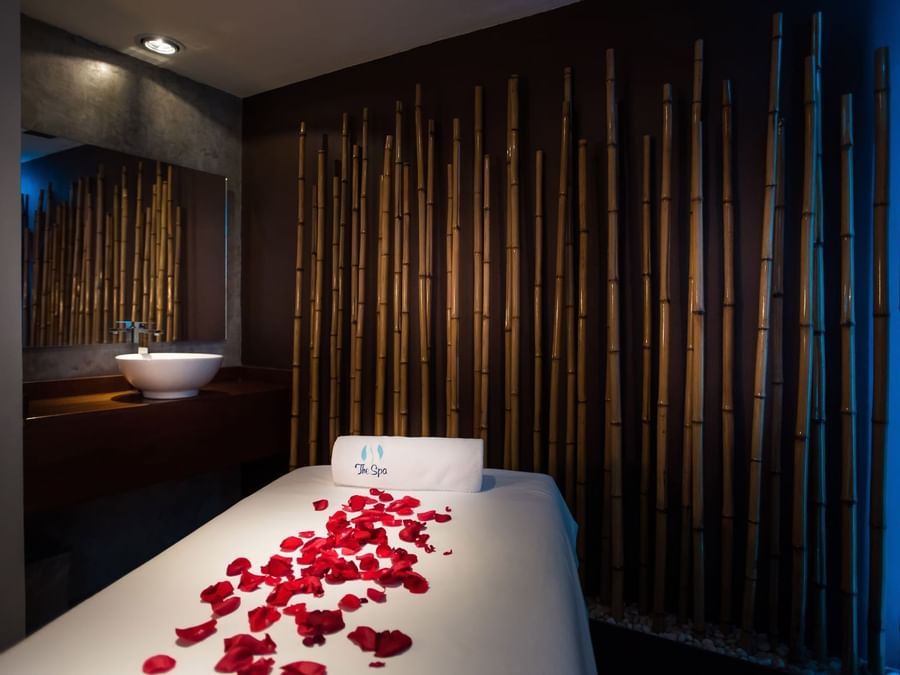 Yaa Kun Spa with spa bed at the Fiesta Americana Mérida
