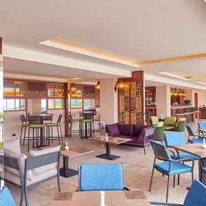 Dining area in Kahuzi biega Restaurant at Goma Serena Hotel