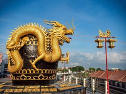 Large Dragon Pot and Pottery Monument near Hop Inn Ratchaburi