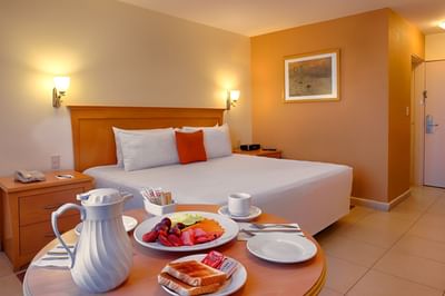 Breakfast meal served in Executive Room at Araiza Hotel Palmira