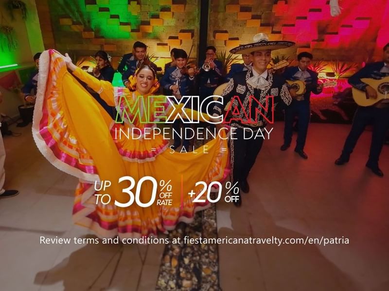 Mexic Independence Day sale up to 30% poster used at Grand Fiesta Americana