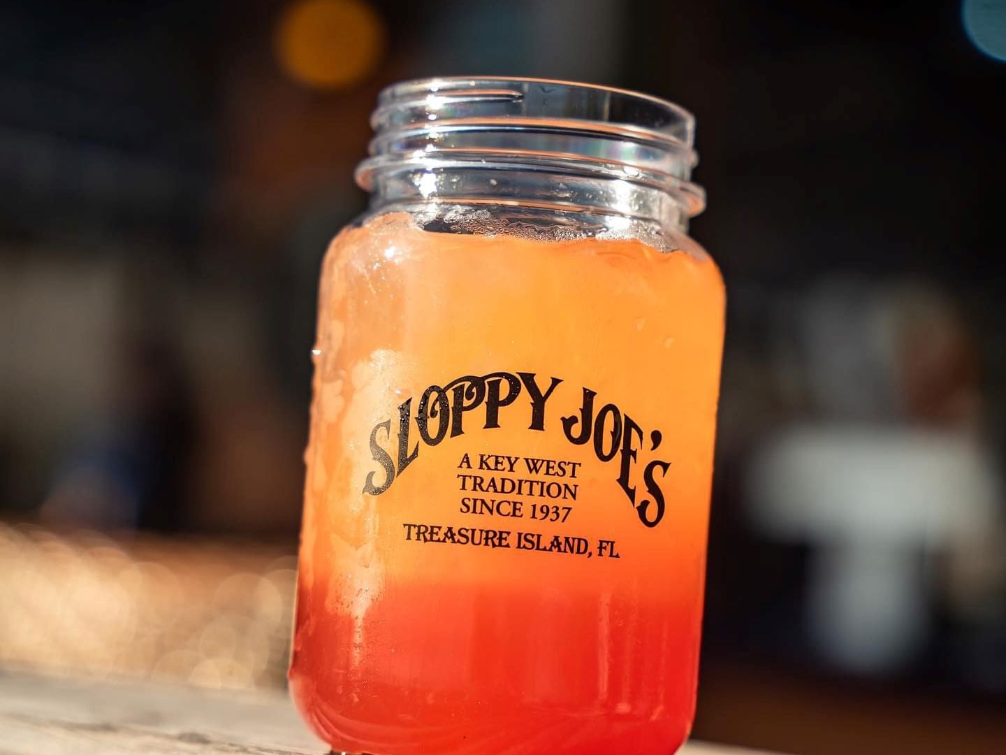 Sloppy Joe's Logo Zippered Bottle Koozie - Sloppy Joe's On The Beach