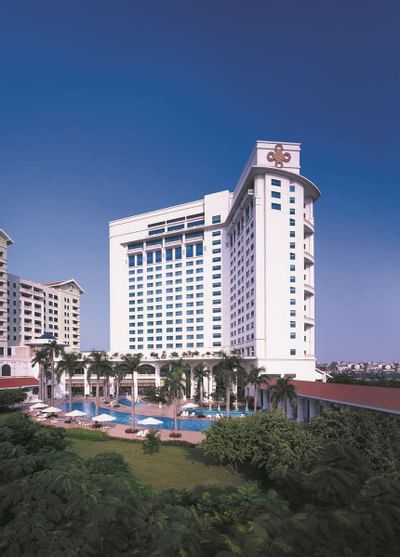 Exterior view of Hanoi Daewoo Hotel with outdoor pool area