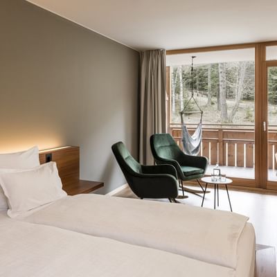 Junior Suite Comfort with Forest View at Falkensteiner Hotels