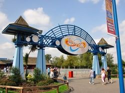 Entrance view of Thorpe Park near St. Giles Heathrow Hotel