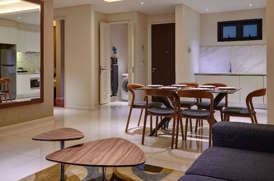 Interior view of room at Federal Hotels International