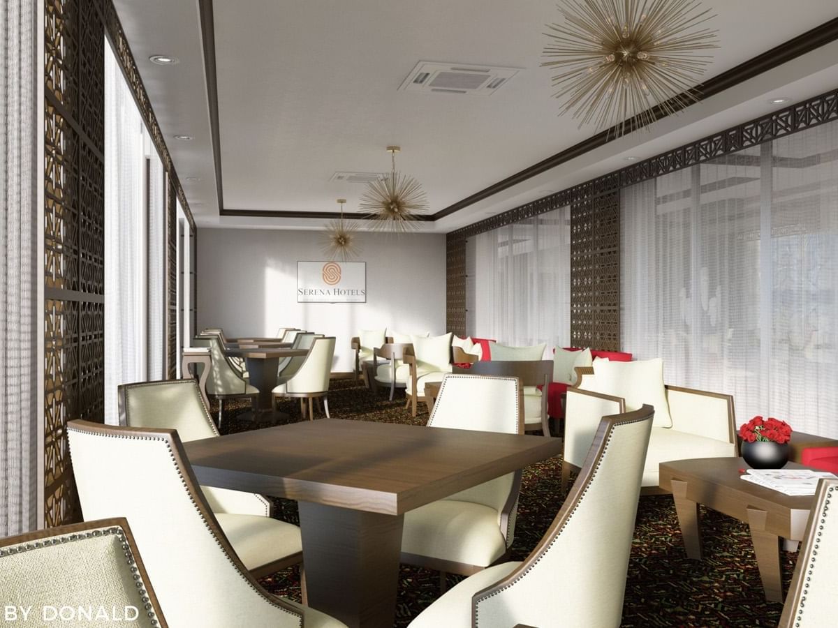 The Mont goma ballroom for events at Goma Serena Hotel