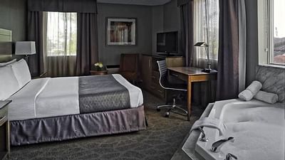 Double bed, working desk with chair, Flat tv and Jacuzzi - Monte