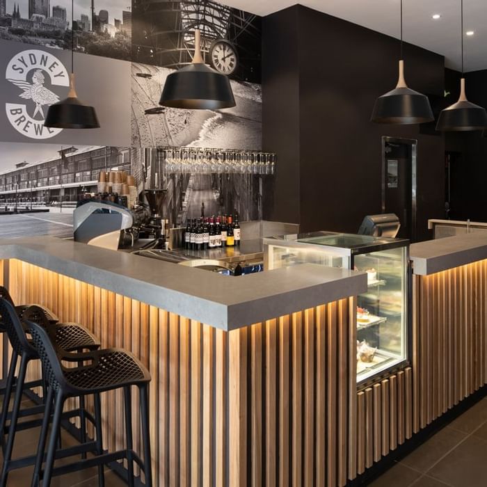 ibis reception with grab and go food items
