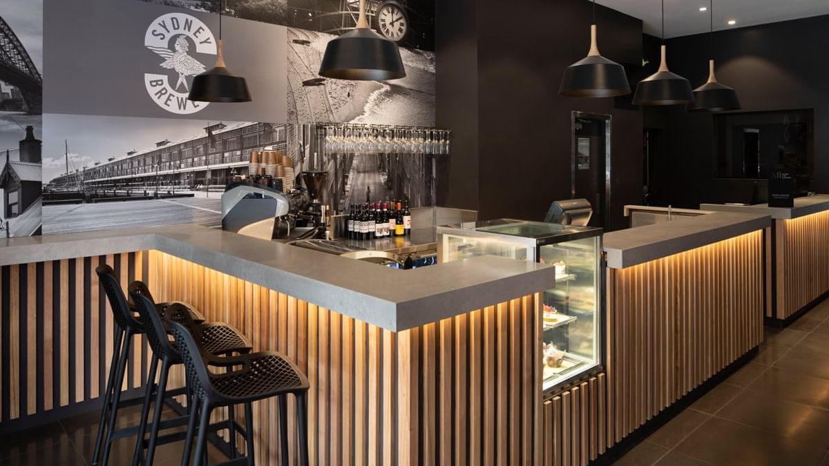 ibis reception with grab and go food items
