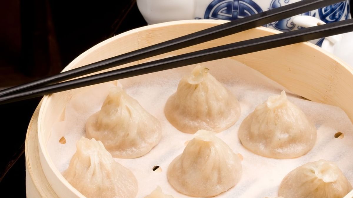 Xiaolongbao in Man Tong Kitchen at Crown Hotel Melbourne
