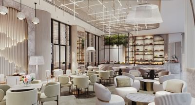 Interior of a Cafe at Joudyan Red Sea Mall