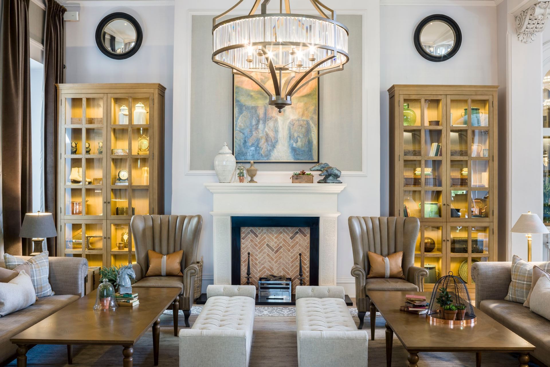 Luxury lounge area with cozy sofas at The Milner York, hotels in York city centre