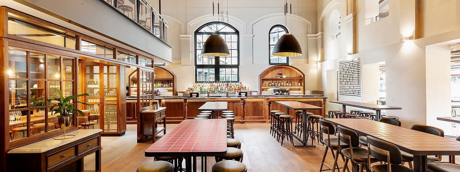 Pumphouse Sydney dining area at Novotel Sydney Darling Square