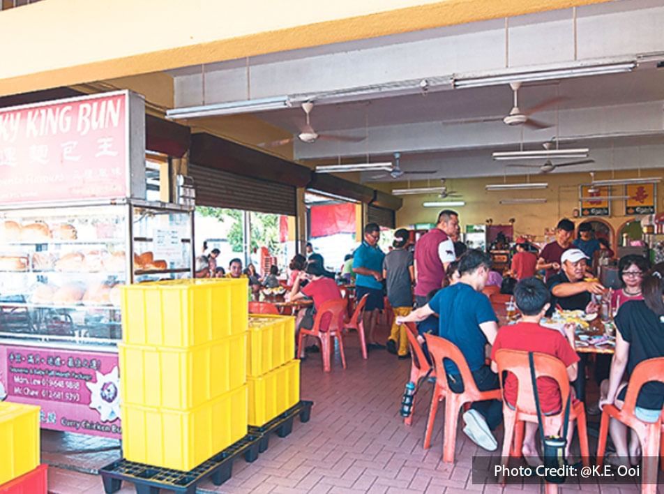 Lucky King Bun coffee shop at Port Dickson