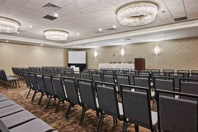 conference room with chairs