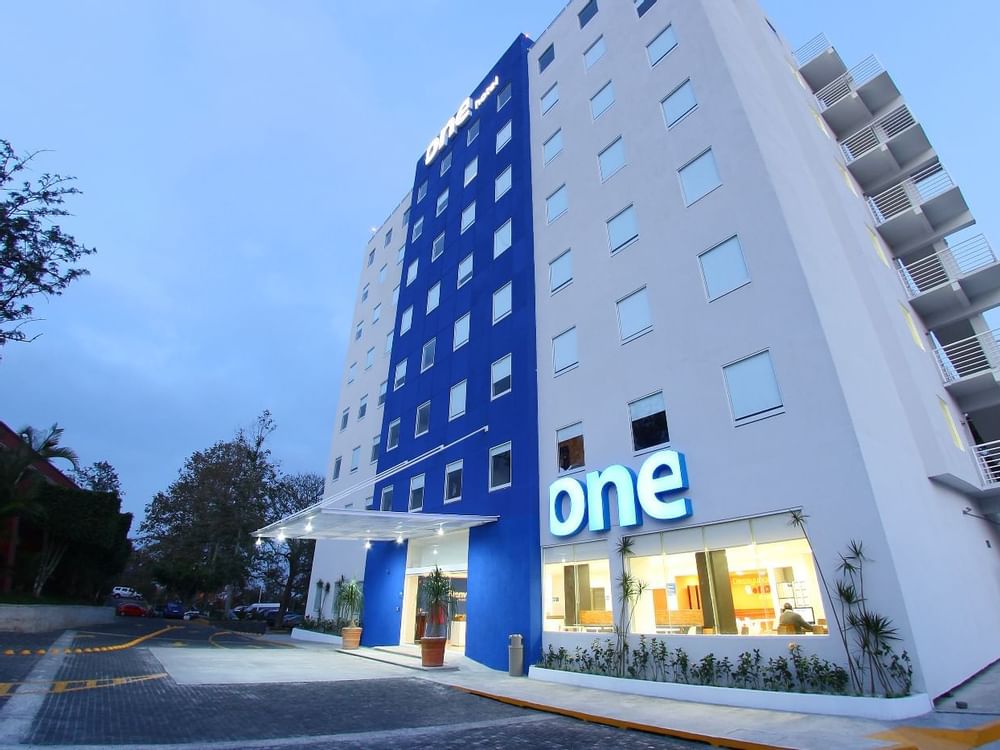 Vista exterior de una Xalapa Las Ánimas al atardecer