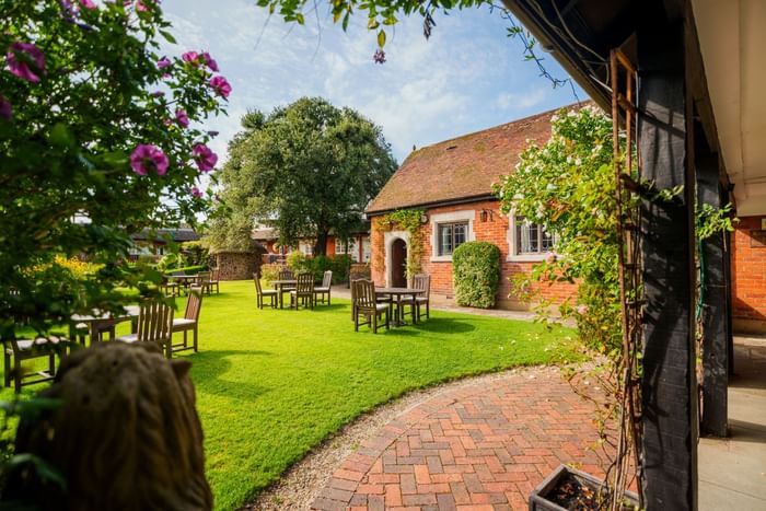 Garden at Marygreen Manor in Brentwood, Essex