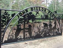 Entrance of the John Dillon Park
near High Peaks Resort