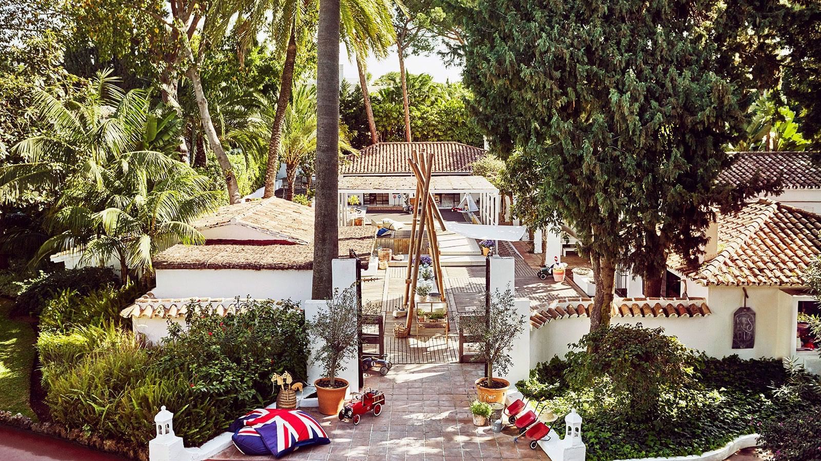 Exterior view of the Kid's Club at  Marbella Club