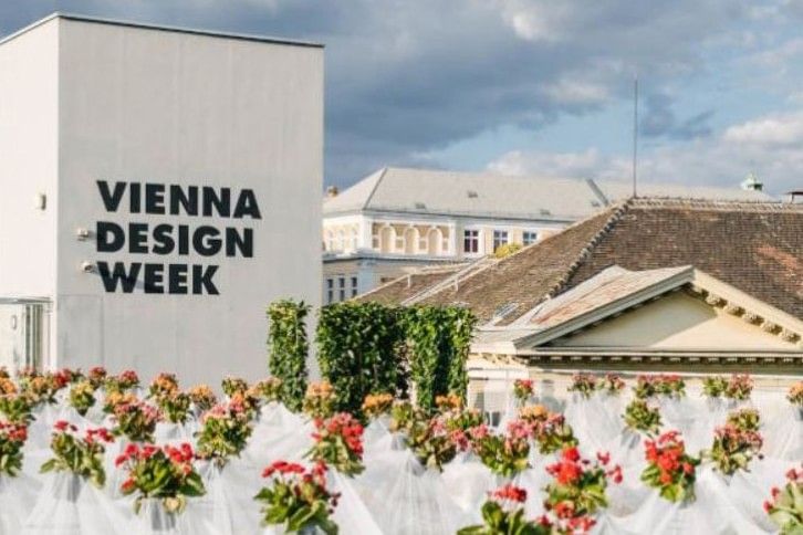 Vienna Design Week in Vienna with creative installations and urban festival atmosphere