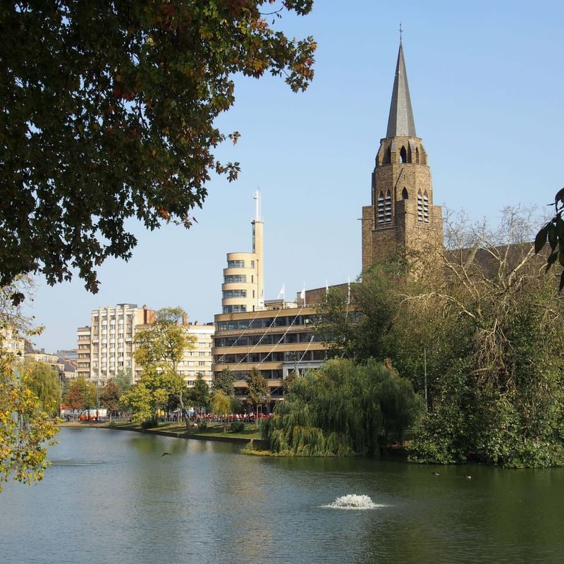 Views of Brussels from Hotel Barsey by Warwick