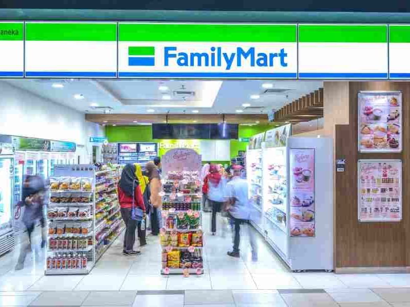 Front view of Family Mart near VE Hotel & Residence 