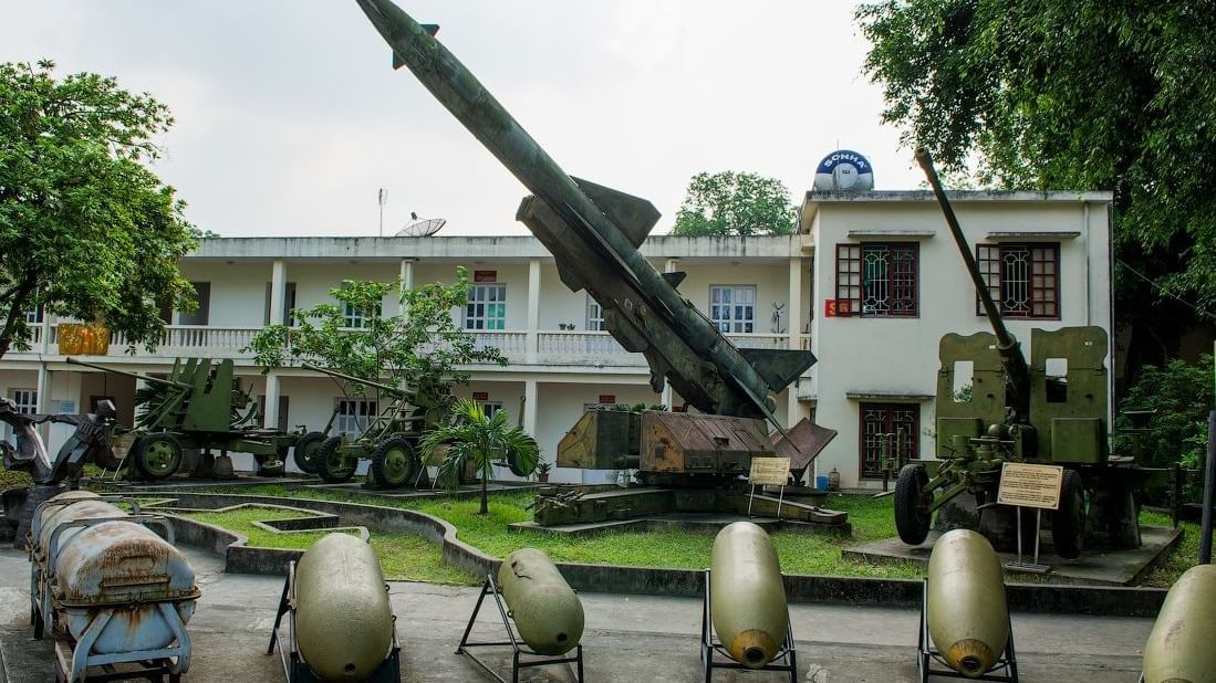 Exterior view of Vietnam Military History Museum near Sunway Hotel Hanoi