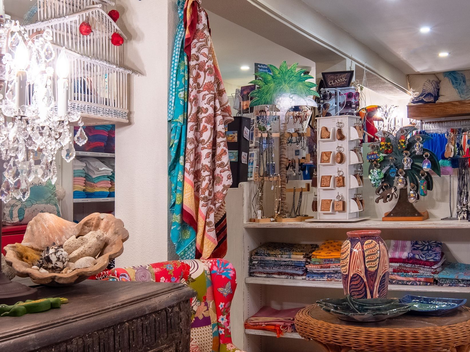 Interior of La Tienda Accessory Shop at Bougainvillea Barbados