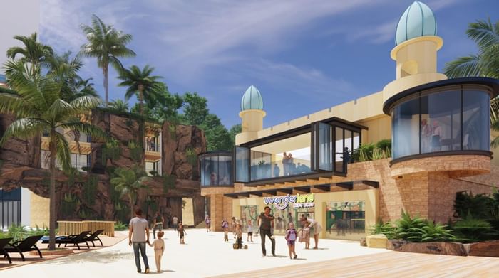 The exterior of Wonderland Kids Club at Sunway Lagoon Hotel