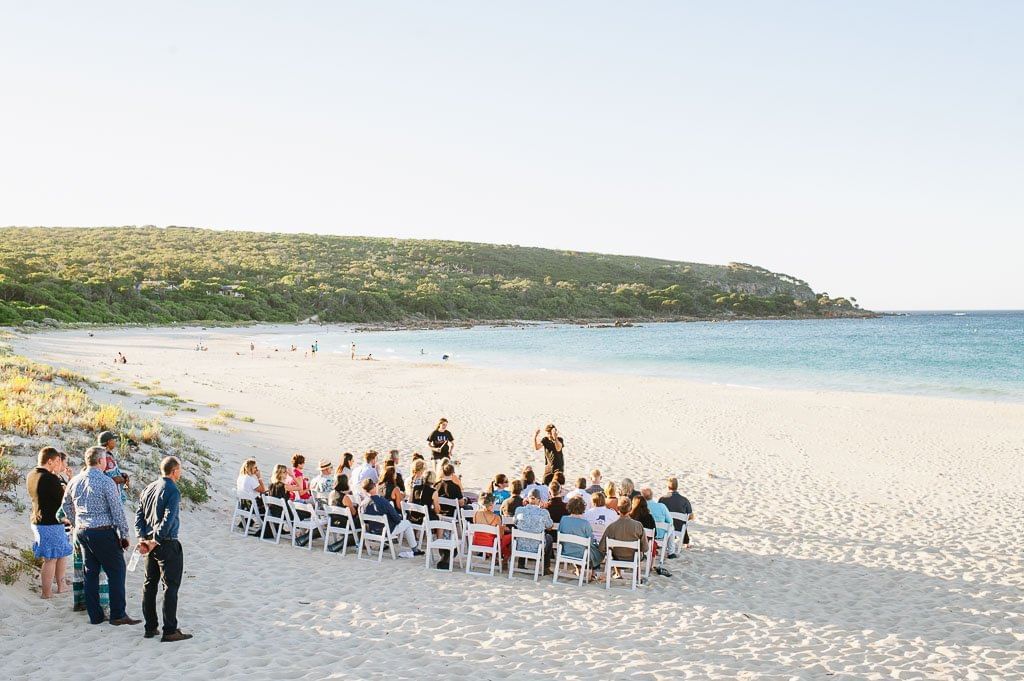 Hosting an event in the beach at Pullman Bunker Bay Resort