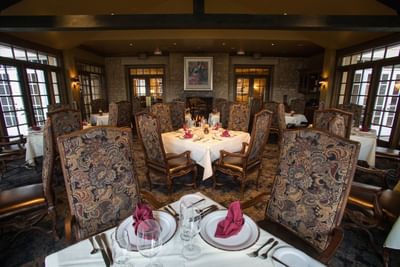 Dining area of Atwater's Restaurant at The Herrington Inn & Spa