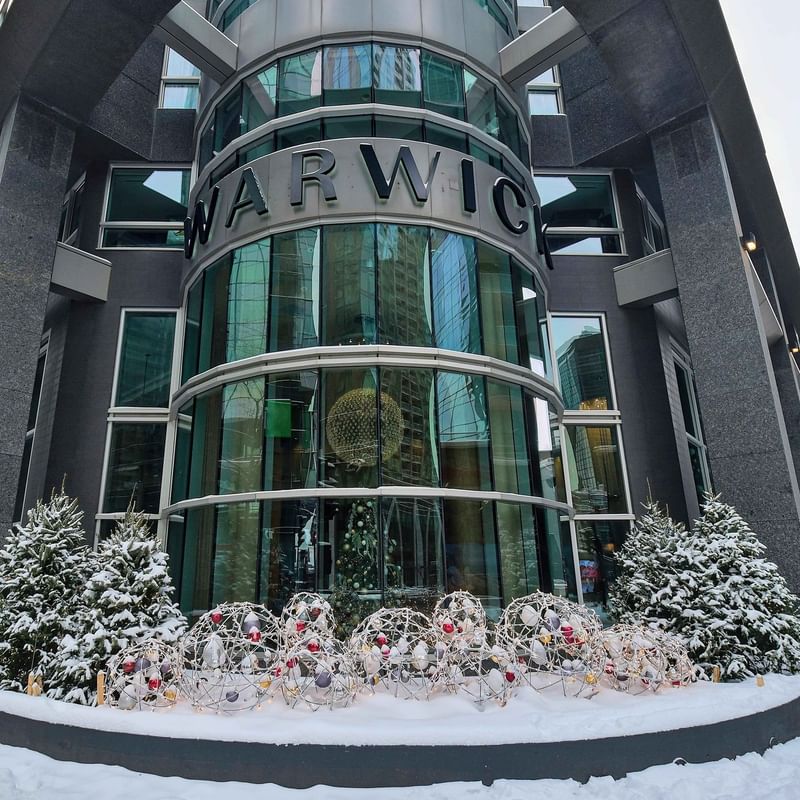 Warwick extérieur neige