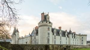 An Aerial view of Chateau de Dissay Hotel in Originals Hotels