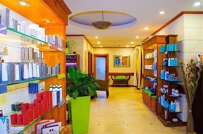 Interior of a store with items on display at Accra Beach Hotel & Spa