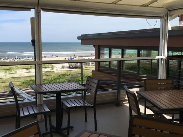 Level 3 dining area with sea view at ICONA Hotel Windrift