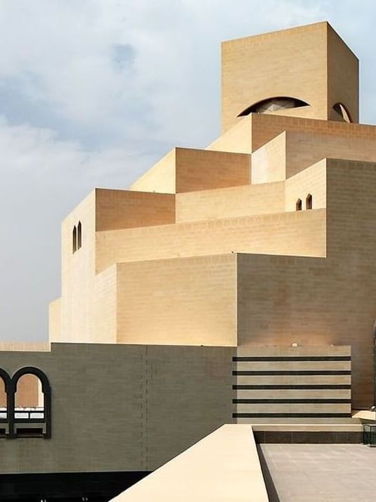 Exterior view of Museum of Islamic Art near Strato Hotel by Warwick Doha