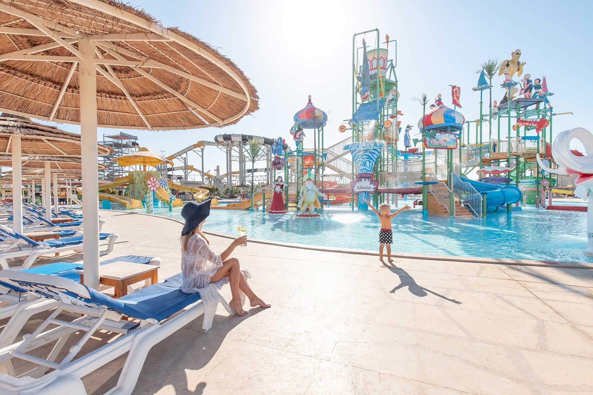 Pool at Pickalbatros Aqua Park Resort in Sharm El Sheikh