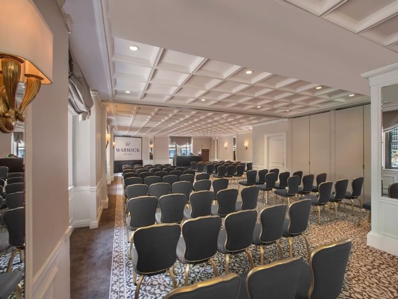 Theater set-up in Surrey meeting room at Warwick New York