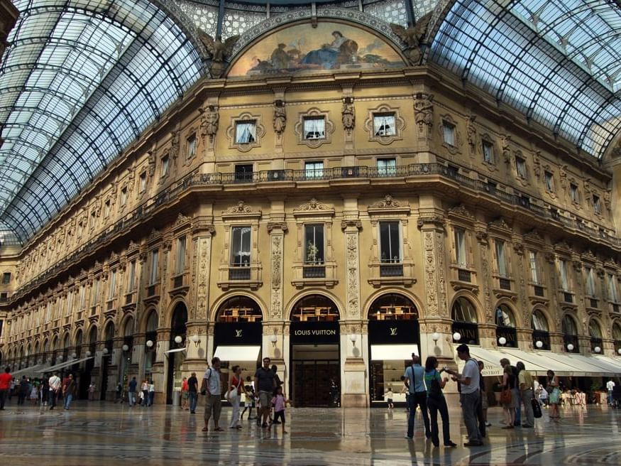 Visuale Galleria Vittorio Emanuele II Milano