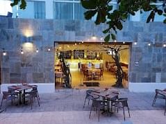 Exterior of La Esquina Restaurant at Playa Blanca Beach