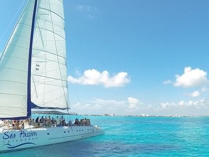 A boat ride to Cozumel islands near Haven Riviera Cancun