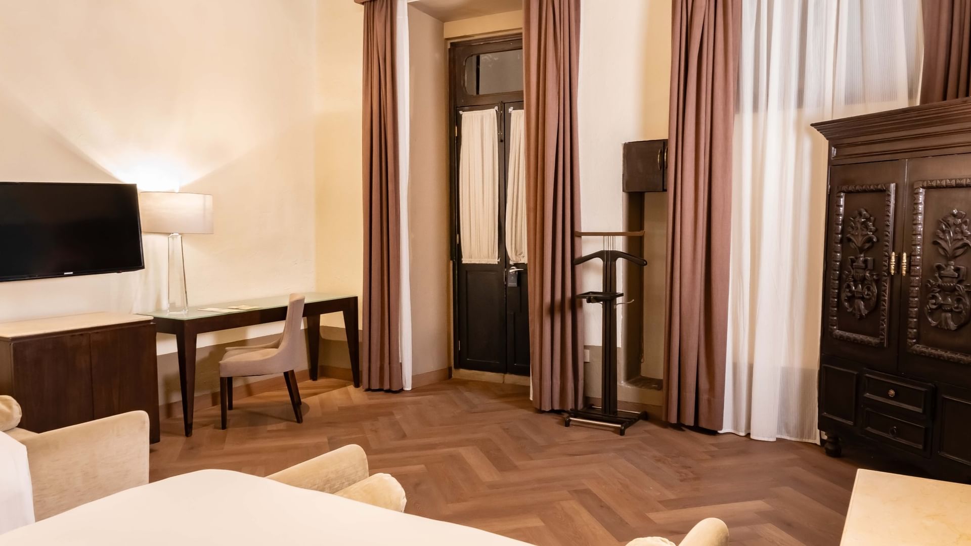 Suite Gran Clase con 2 camas dobles en Quinta Real Puebla, Heroica Puebla de Zaragoza.